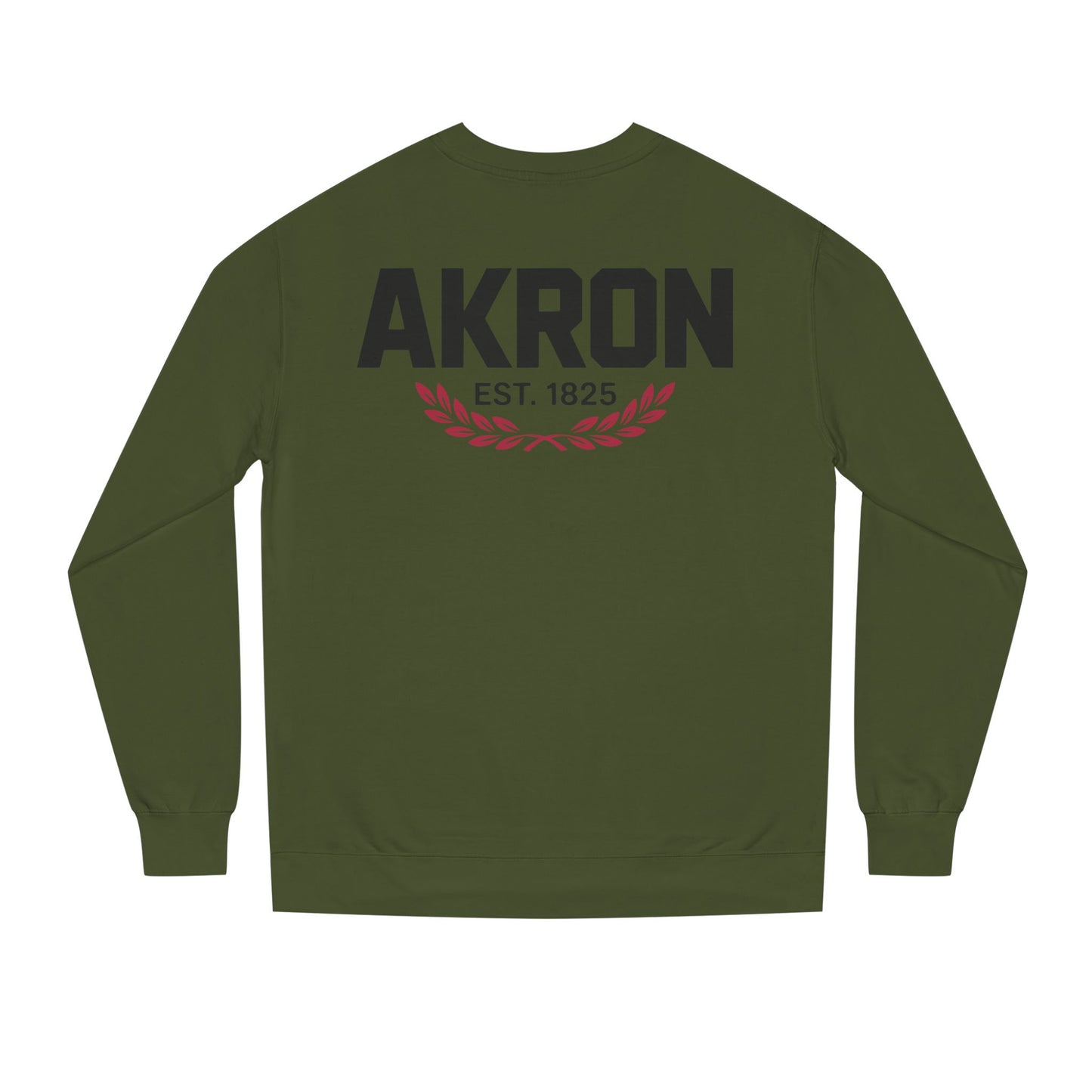 Akron Est. 1825 Crewneck Sweatshirt — Vintage City Pride Pullover