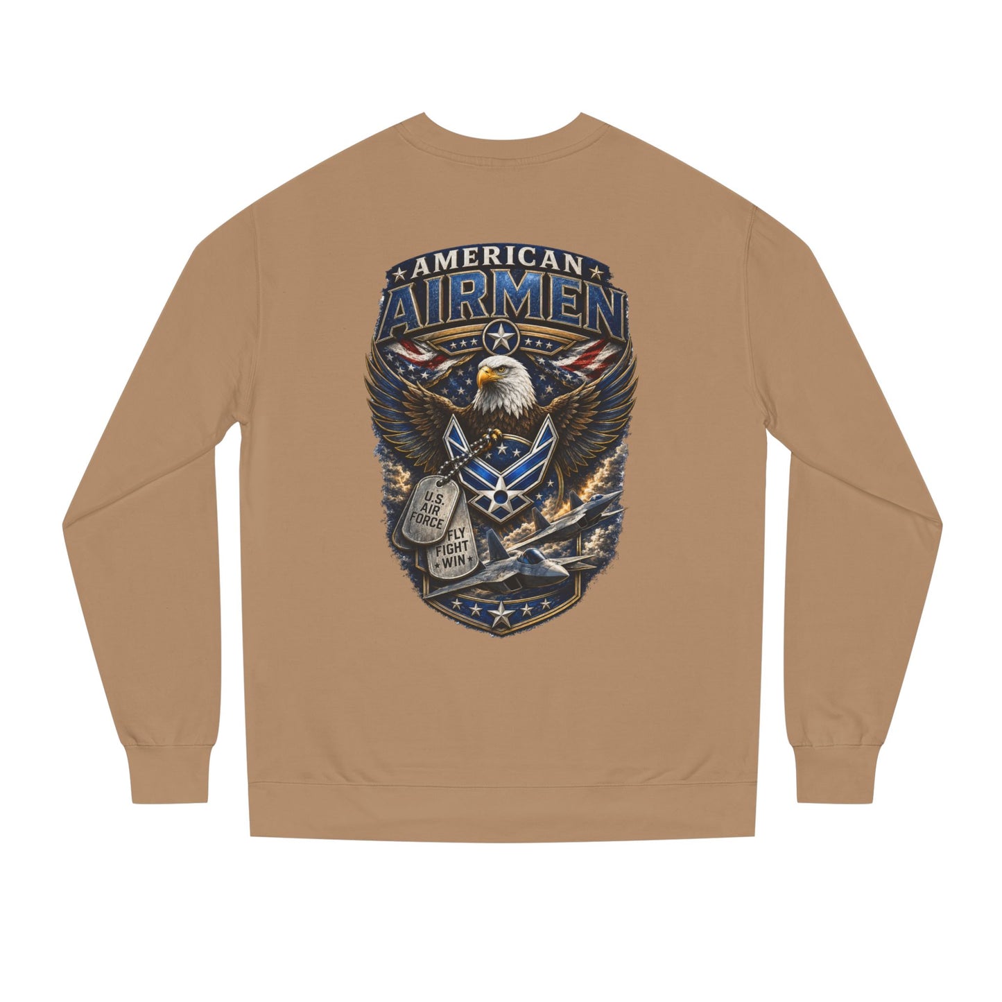 American Airmen Eagle Sweatshirt — Patriotic Air Force Crewneck