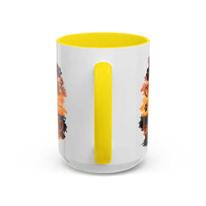 Dog Lover Coffee Mug - "A True Friend Leaves Paw Prints on Your Heart" Accent Mug (11/15oz)