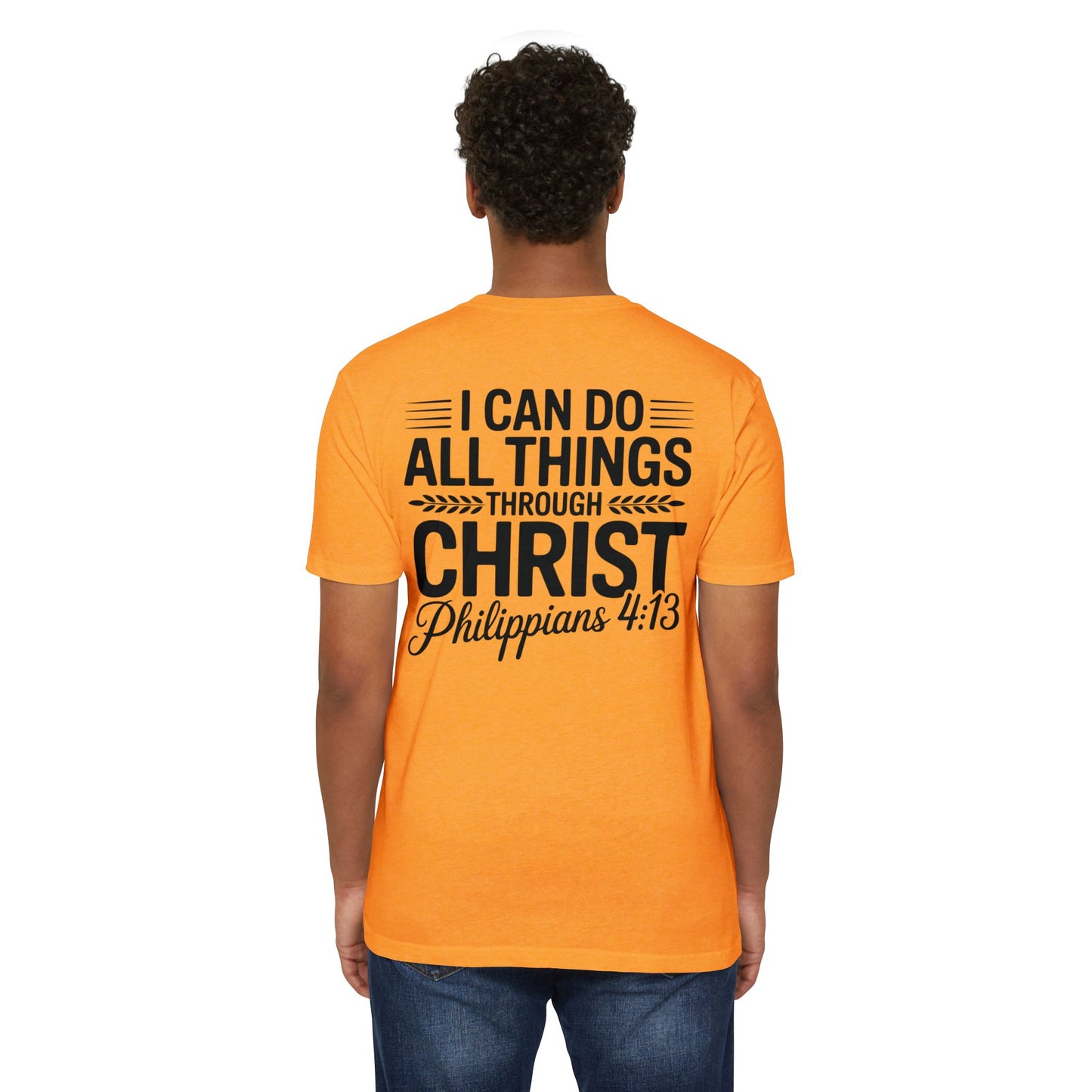 I Can Do All Things Through Christ T-Shirt – Philippians 4:13 Christian Tee