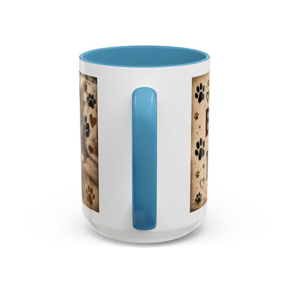 Dog & Cat Coffee Mug - "Less People, More Dogs & Cats" Accent Ceramic Mug