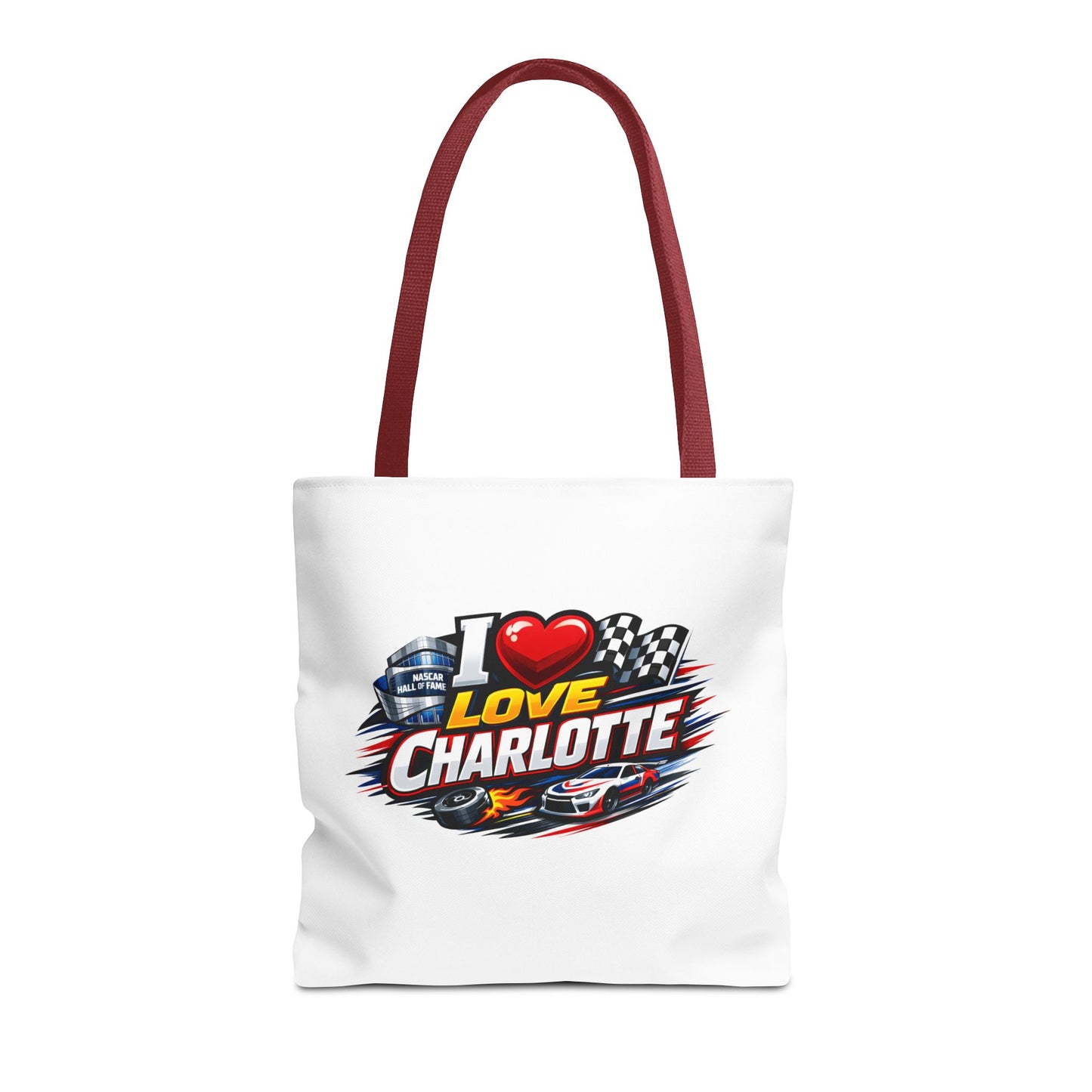 I Love Charlotte Racing Tote Bag