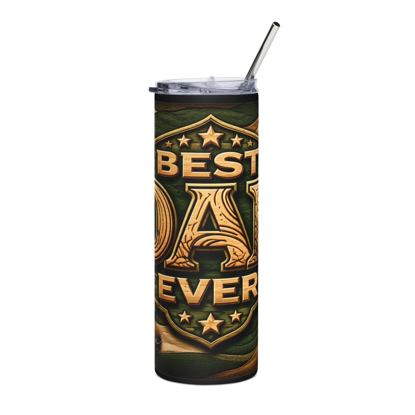 Best Dad Ever Stainless Steel Tumbler — 20oz Insulated Travel Cup