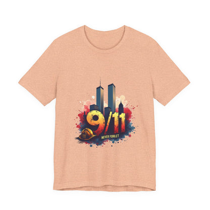 9/11 Memorial T-Shirt — Never Forget Tribute Tee