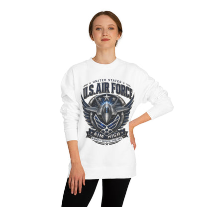 U.S. Air Force 'Aim High' Crewneck Sweatshirt — Military Aviation Graphic