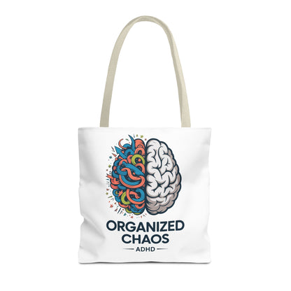 ADHD Tote Bag — "Organized Chaos" Brain Design