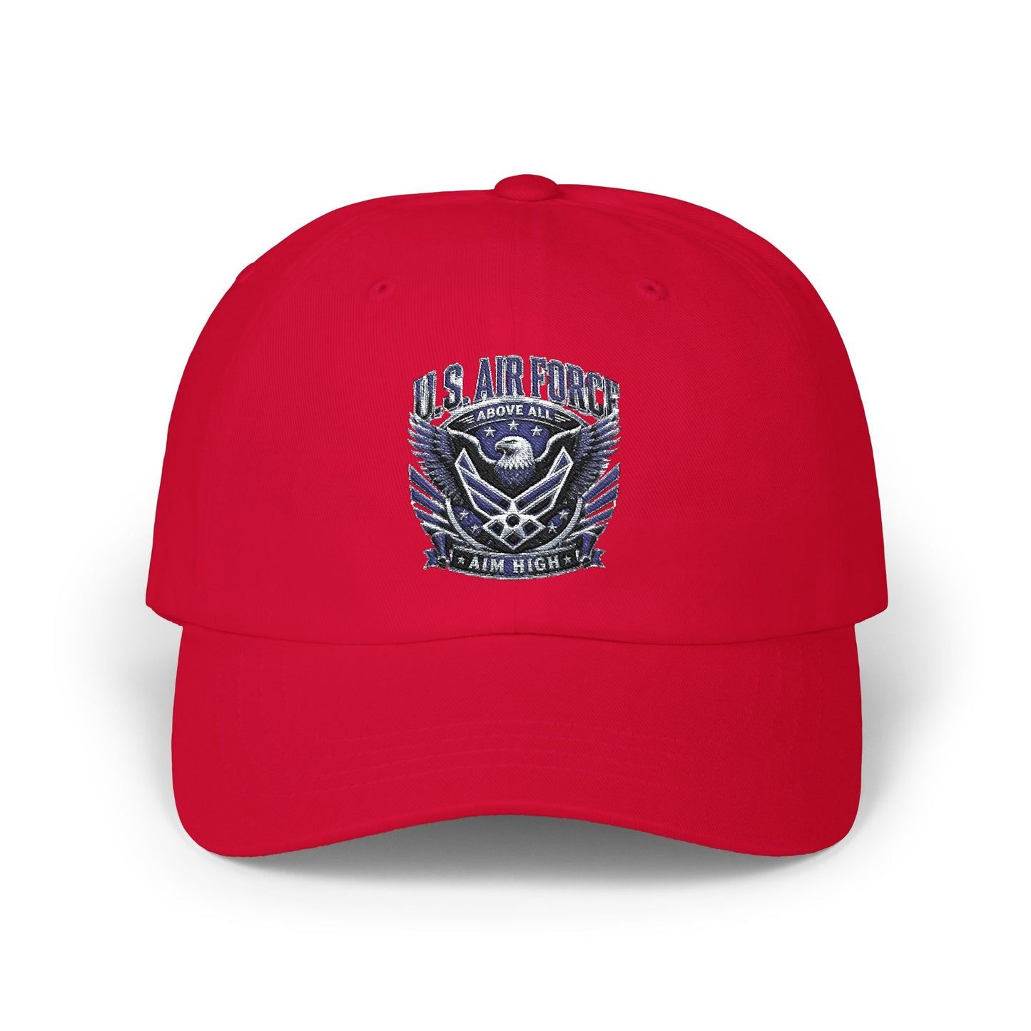 U.S. Air Force Dad Cap — Embroidered Military Logo Baseball Hat