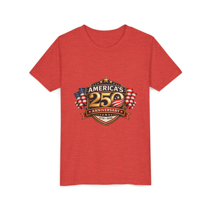 America's 250th Anniversary Youth Tee - Patriotic 1776–2026 Celebration Shirt