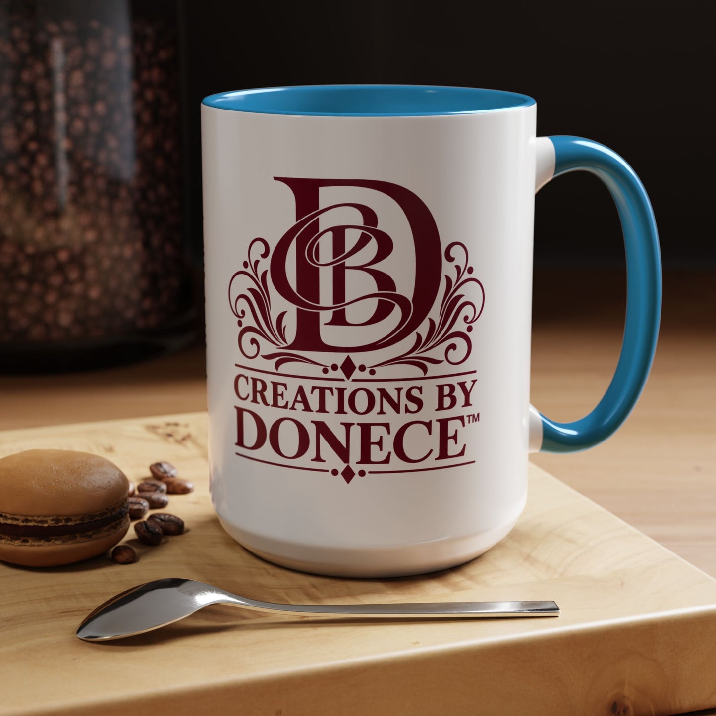 Creations by Donece Logo Accent Coffee Mug (11/15oz)