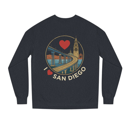 I Heart San Diego Sweatshirt — Balboa Park & Coronado Bridge Crewneck