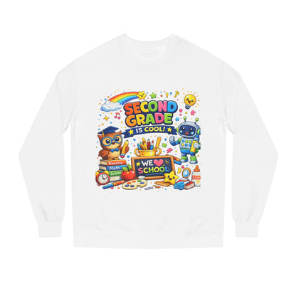 Second Grade Is Cool Sweatshirt – Cute School Kids Crewneck
