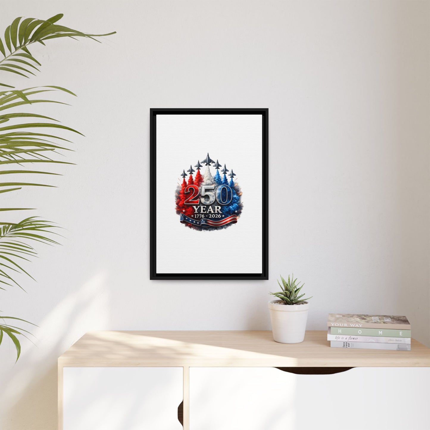 Matte Canvas, Framed (Multi-color)