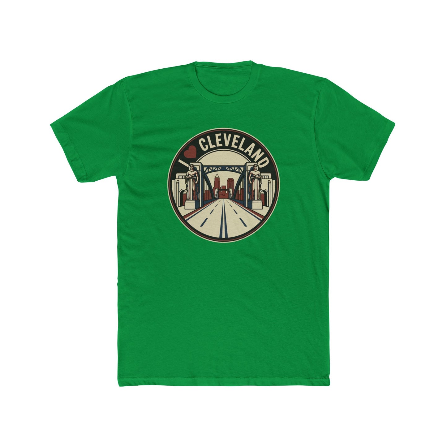 Cleveland Retro Cityscape Tee — I  Cleveland Graphic T‑Shirt