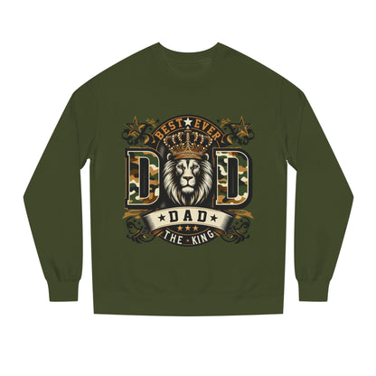 Dad The King Lion Sweatshirt – Best Ever DAD Camouflage Design