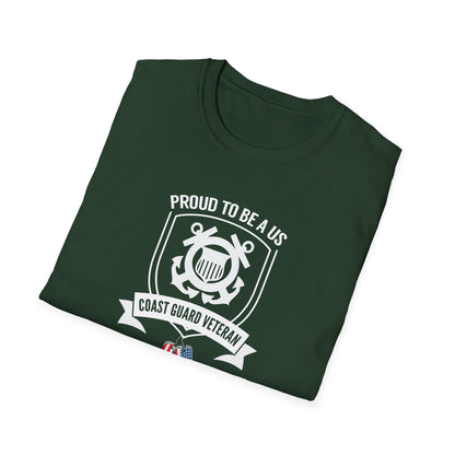 Proud to Be a US Coast Guard Veteran T-Shirt