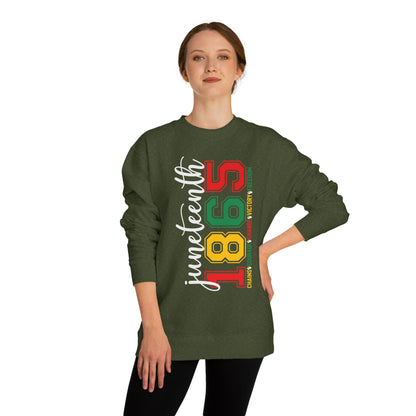 Juneteenth 1865 Crewneck Sweatshirt – Black Liberation Pride Graphic