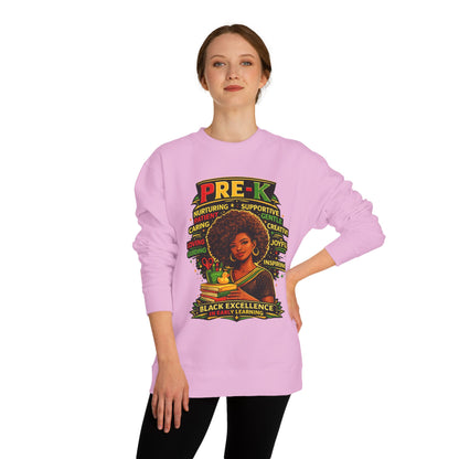 PRE-K Black Excellence Sweatshirt — Nurturing Early Learning Crewneck