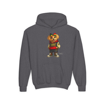 Youth Hoodie — 'Proud Heritage' Teddy Bear Streetwear Kids Pullover