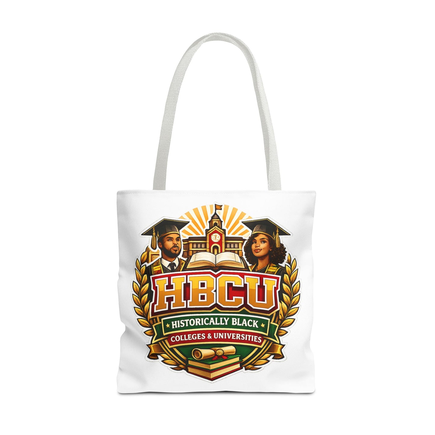 HBCU Crest Tote Bag — Historically Black Colleges & Universities Graduation Tote