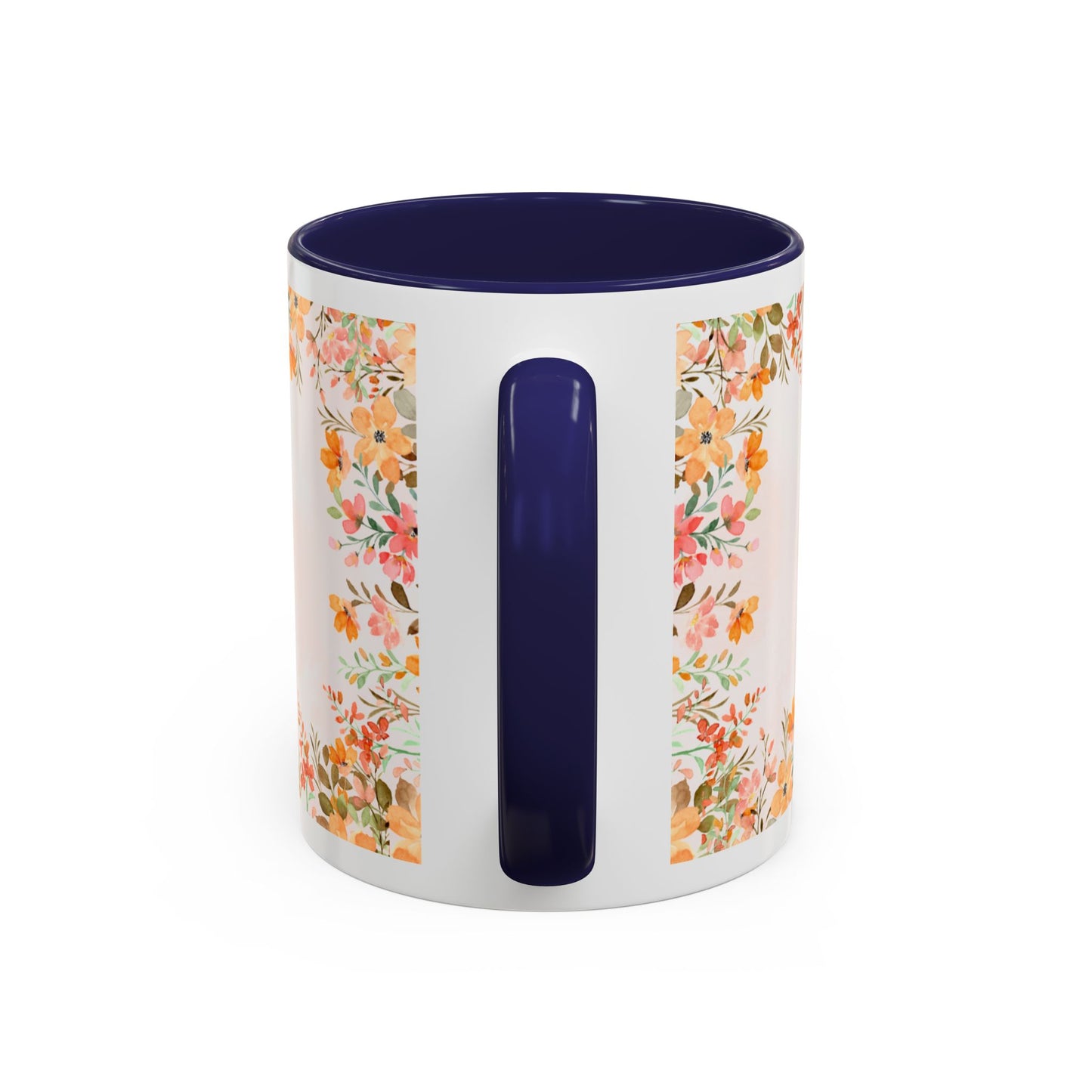 Life Began With You Mom Floral Accent Coffee Mug