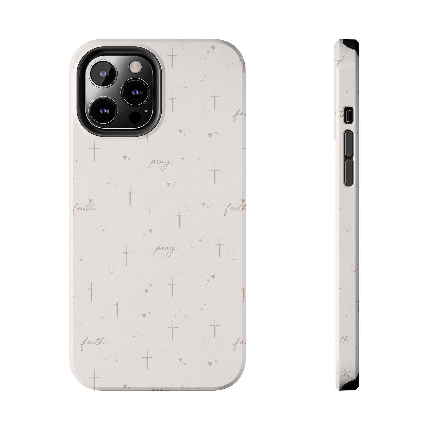 Pray with Faith Phone Case | Christian floral iPhone Case