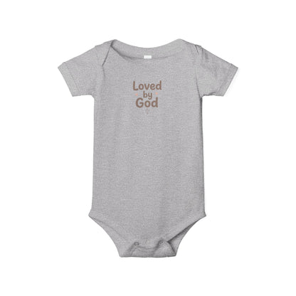 Loved by God Infant Onesie – Baby Bodysuit with Faith Message