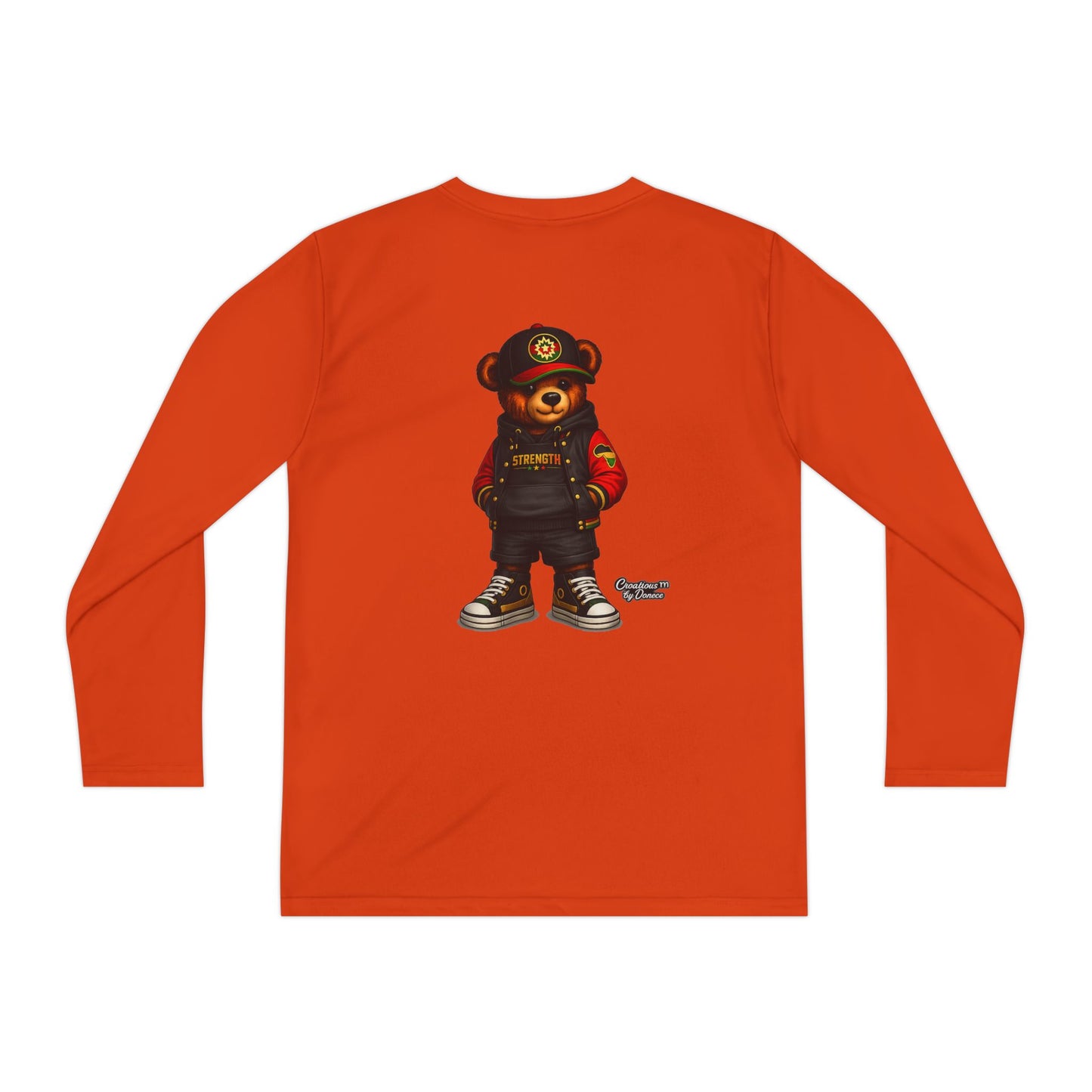 Youth Long Sleeve Tee — Urban Bear Graphic