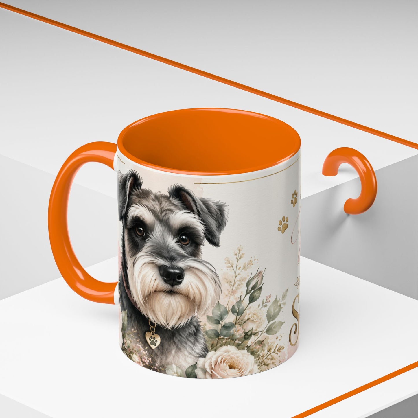 Life Is Better With a Miniature Schnauzer Accent Coffee Mug
