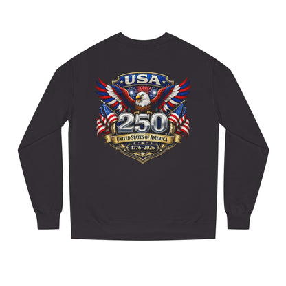 USA 250th Anniversary Sweatshirt — Patriotic Eagle 1776–2026 Crewneck