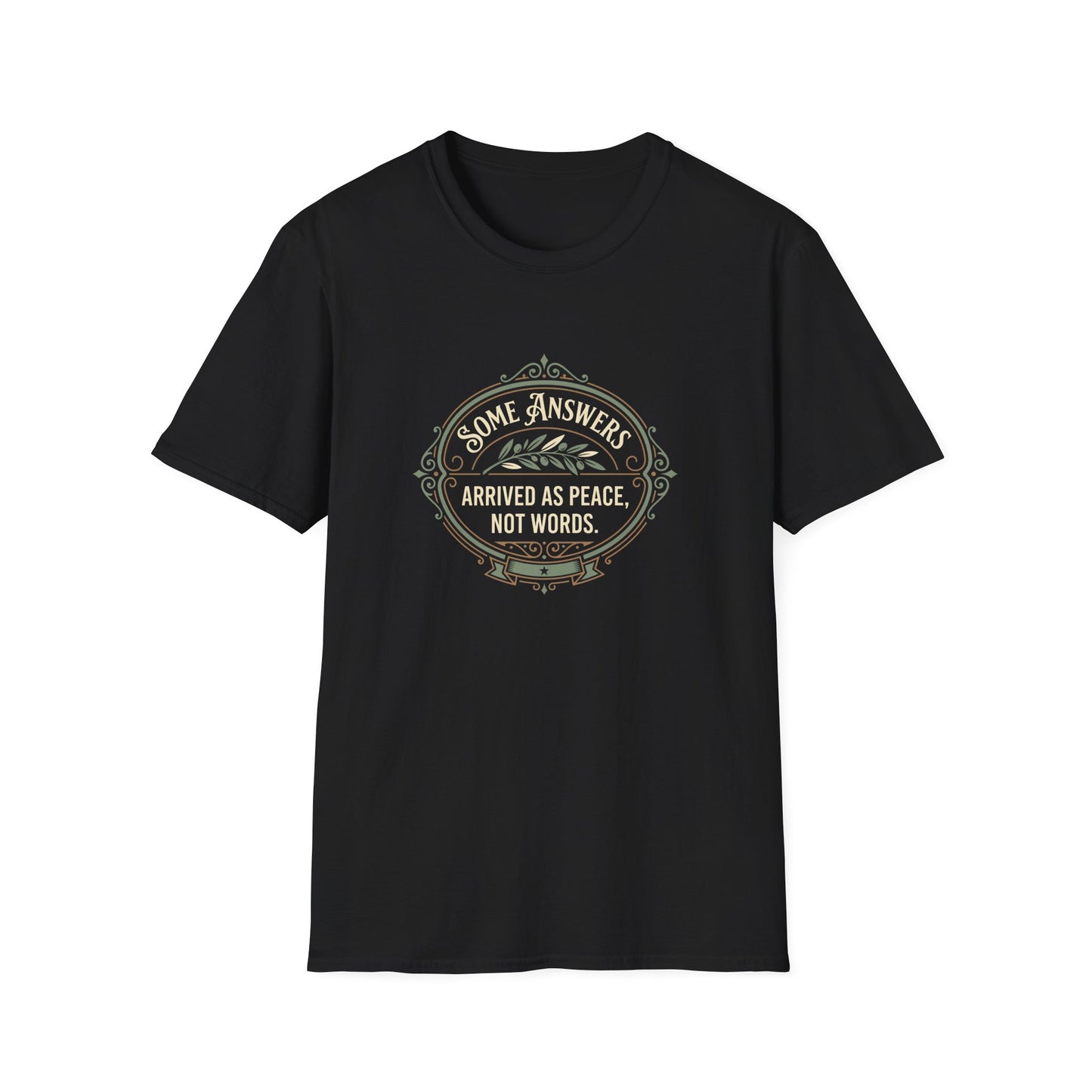 Some Answers Arrived as Peace, Not Words. T-Shirt