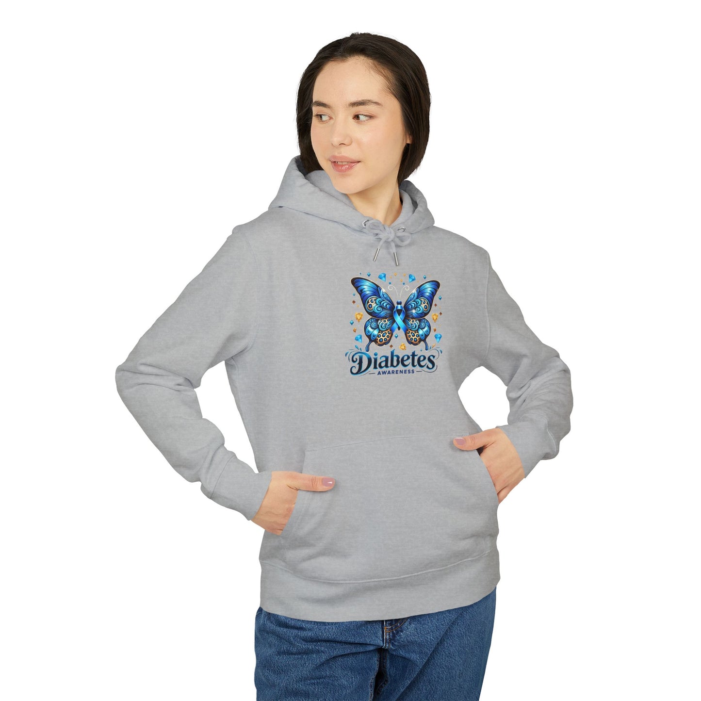 Diabetes Awareness Butterfly Hoodie