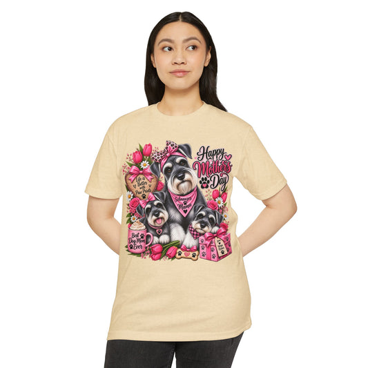 Mother's Day Schnauzer T-Shirt — Happy Mother's Day Dog Mom Tee