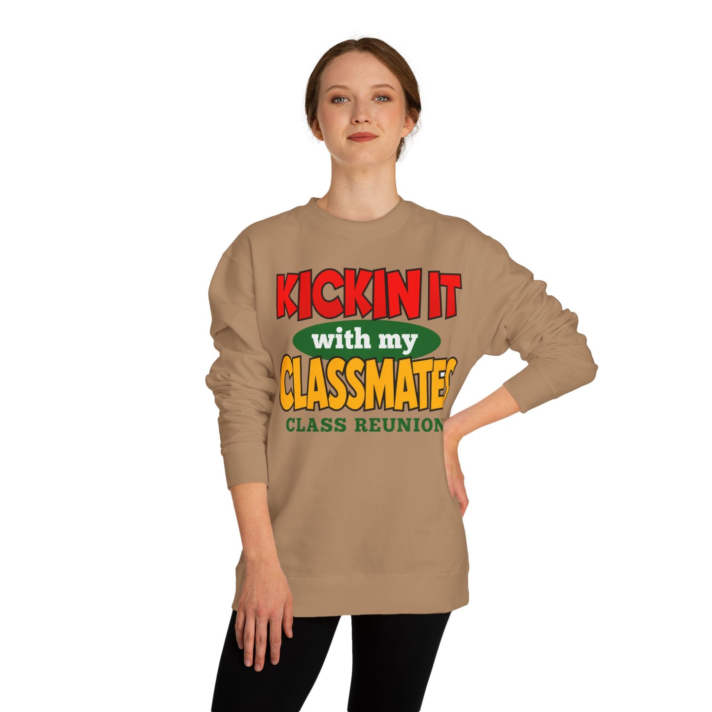 Class Reunion Sweatshirt – "Kickin' It With My Classmates" Crewneck