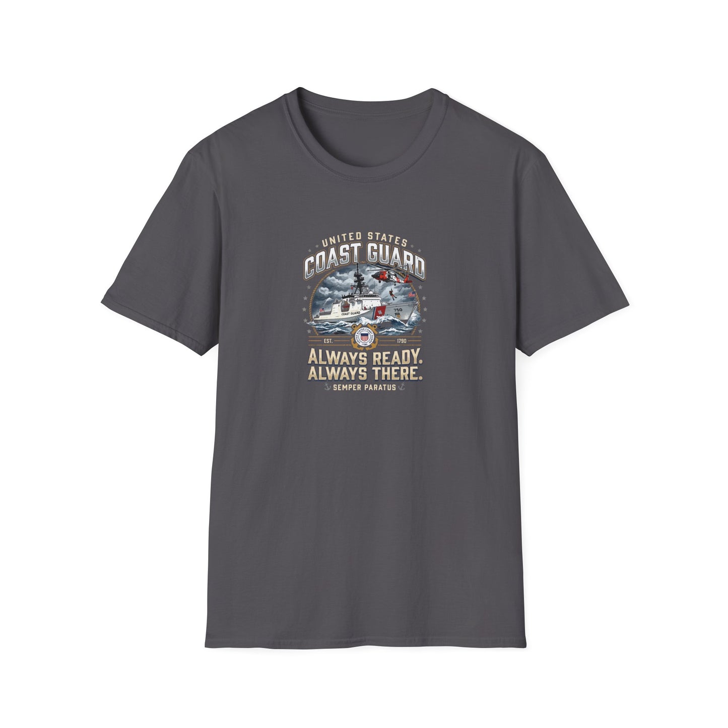 Coast Guard Rescue Always Ready, Always There T-shirt