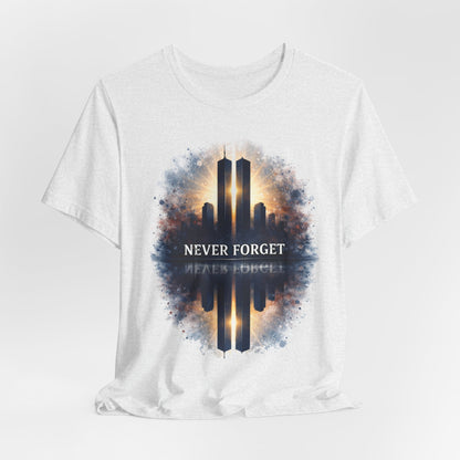 9/11 Never Forget Tee — World Trade Center Memorial Shirt