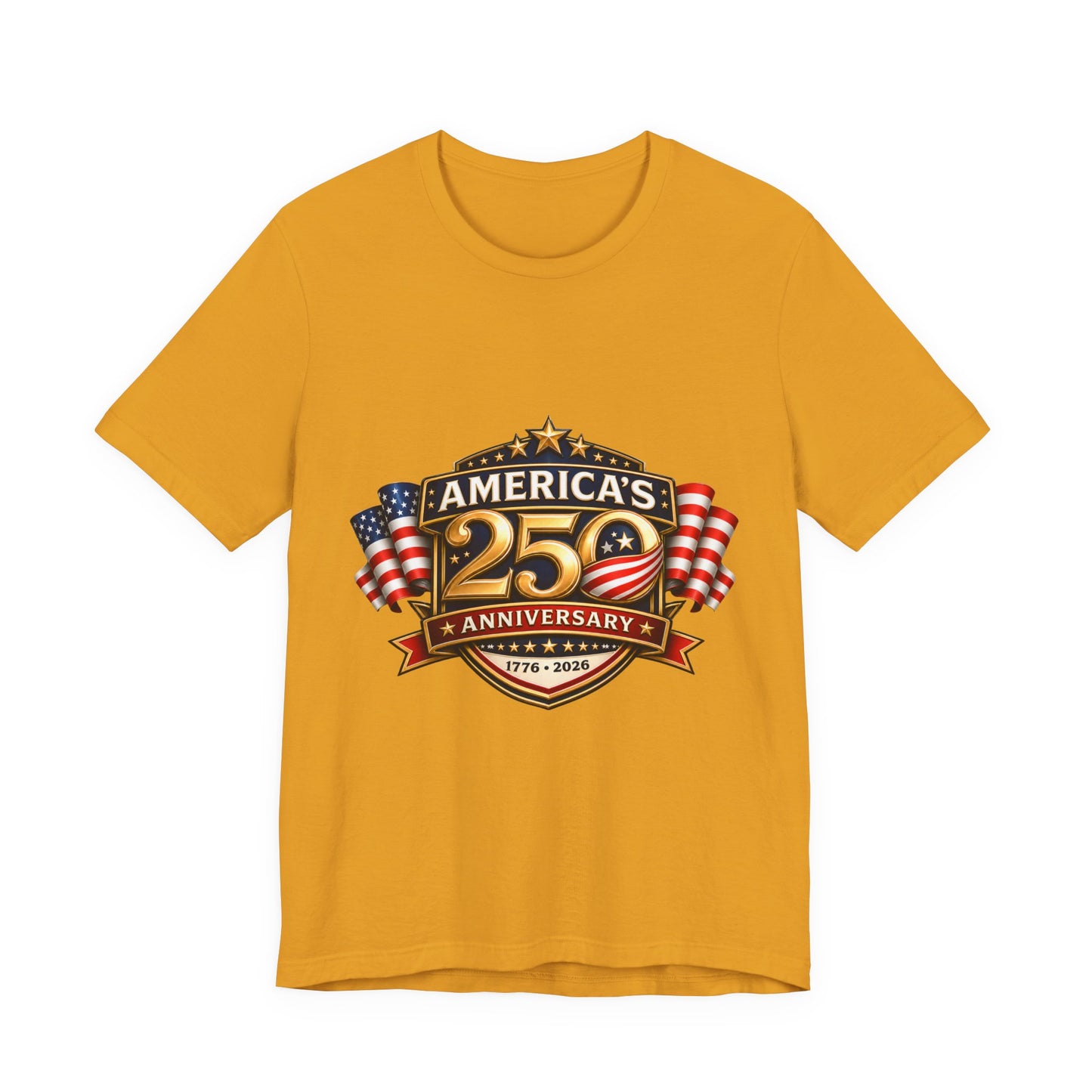 America's 250th Anniversary T-Shirt – 1776–2026 Patriotic USA Flag Tee