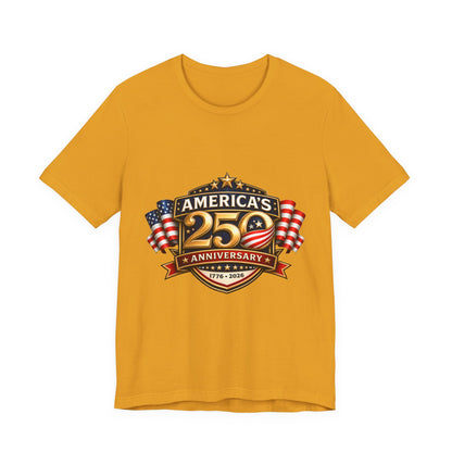 America's 250th Anniversary T-Shirt – 1776–2026 Patriotic USA Flag Tee