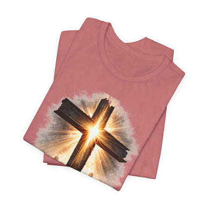 9/11 Never Forget T‑Shirt - Cross Memorial Tee