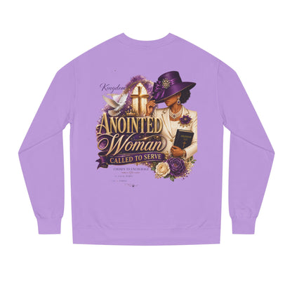 Anointed Woman Crewneck Sweatshirt — Called to Serve Gospel Graphic