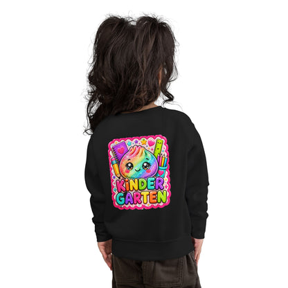 Kindergarten Cute Rainbow Character Toddler Sweatshirt