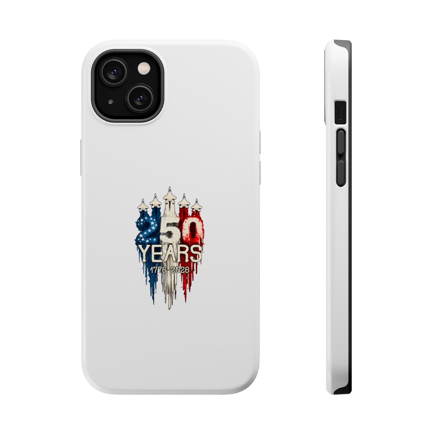 50 Years Patriotic iPhone Case — American Flag Anniversary Magnetic Impact-Resistant Case