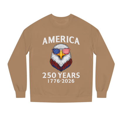 America 250 Years Sweatshirt — 1776–2026 Patriotic Eagle Crewneck