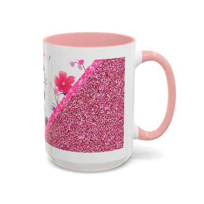 Mom Forever Coffee Mug — "Where Love Always Shines and Truly Never Ends" Floral Accent