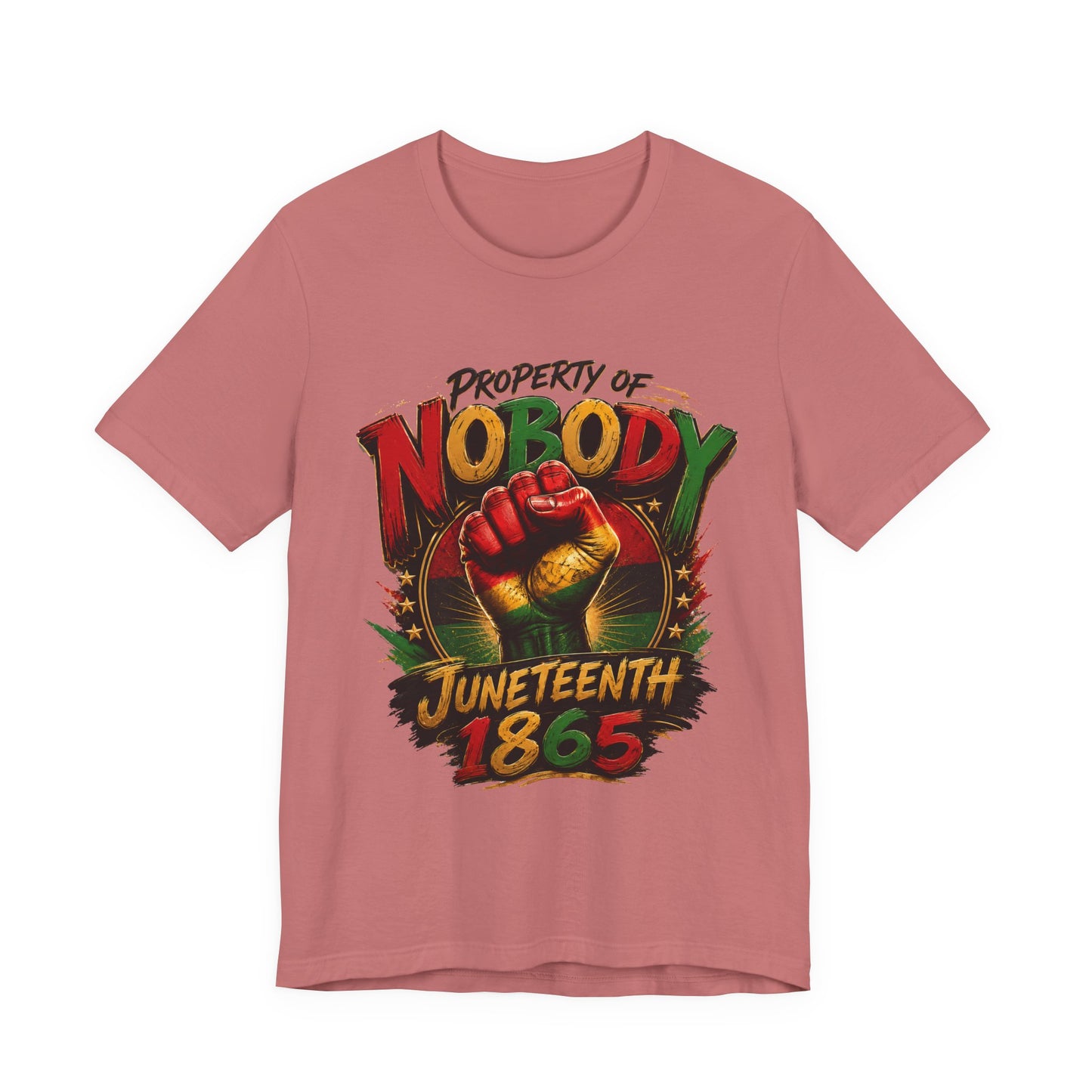 Juneteenth 'Property of Nobody' Graphic Tee — Juneteenth 1865 Celebration Shirt