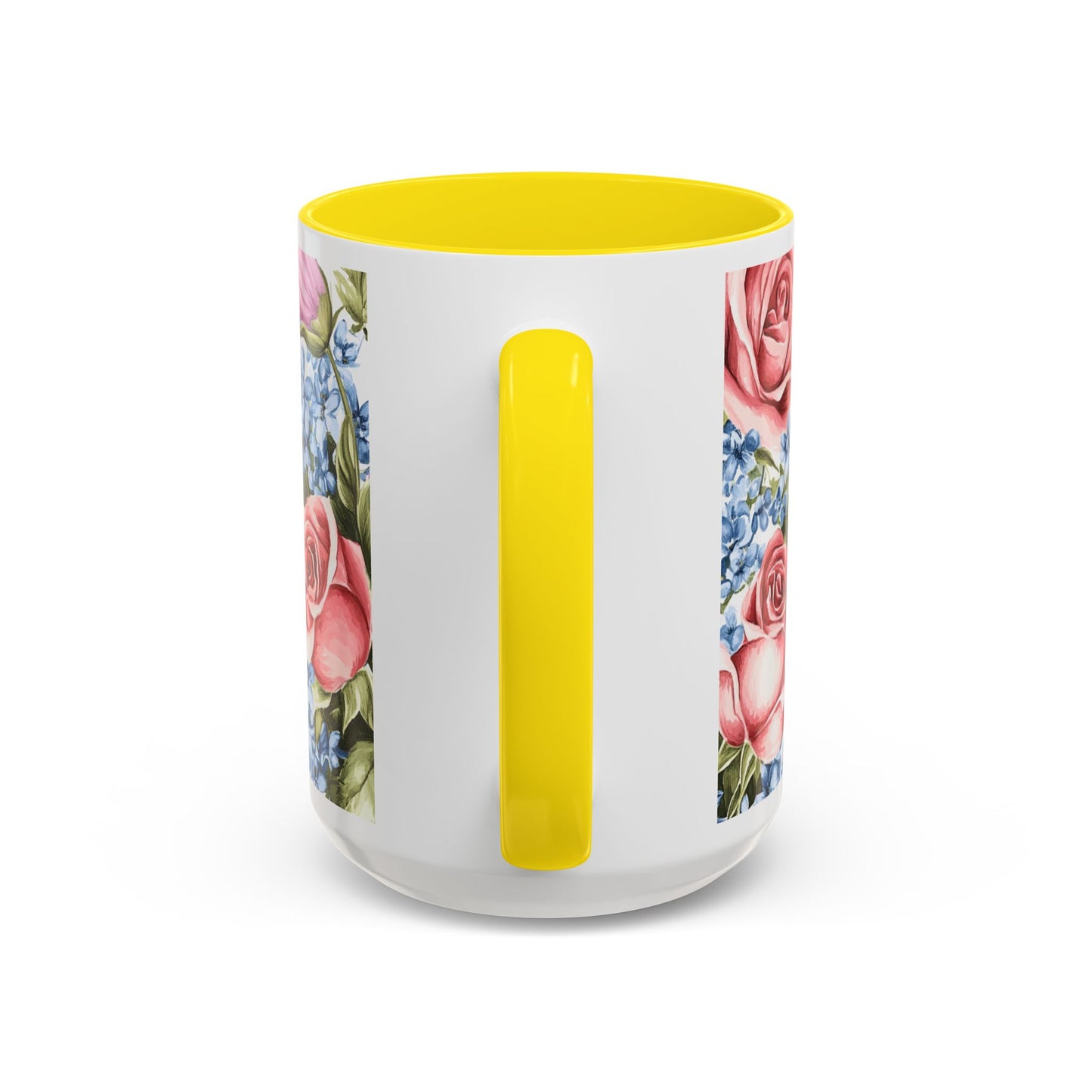 Mother's Day Butterfly Floral Coffee Mug – "Happy Mother's Day" Accent Mug (11/15 oz)