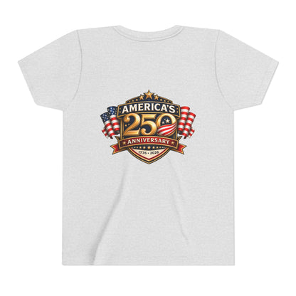 America's 250th Anniversary Youth Tee - Patriotic 1776–2026 Celebration Shirt