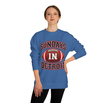 Sundays in Detroit Football Sweatshirt