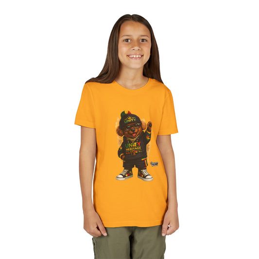 Kids Unity Heritage Tee — Youth Short Sleeve Shirt with 'Unity' Design