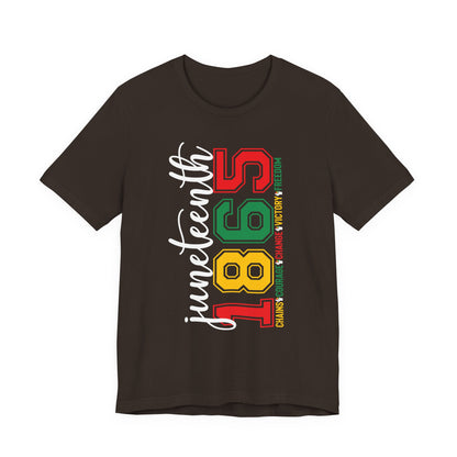 Juneteenth 1865 Celebration Tee — Black History Freedom T-Shirt