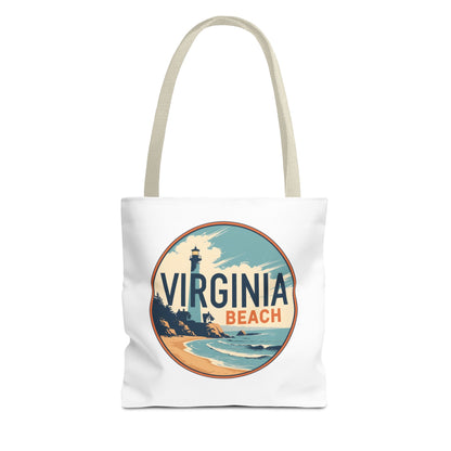 Virginia Beach Vintage Lighthouse Tote Bag